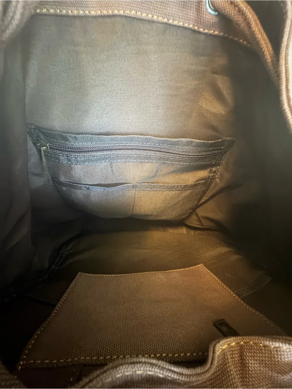 GEARONIC Vintage Canvas Backpack - Brown/Coffee